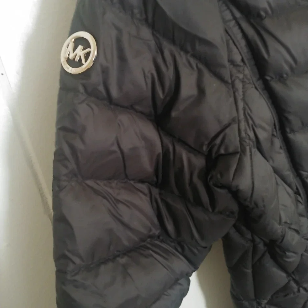Michael Kors Packable Down Puffer Jacket Black Women’s Size XS (MISSING HOOD)
